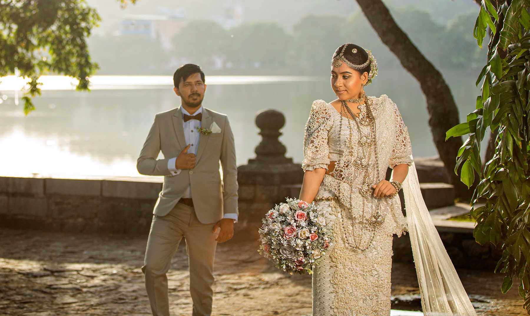 Sri Lankan bridal photoshoot - Beautiful Sri Lankan girl Nureka & Pathum wedding & preshoot | YOU Magazine LK