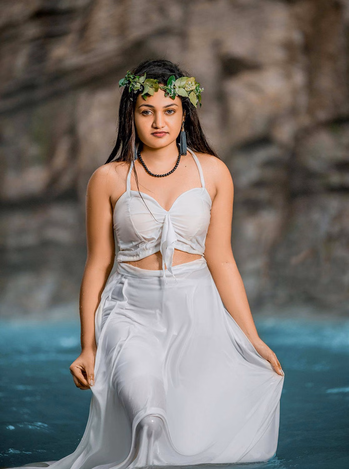 Sri Lanka glamour model Shamodya exclusive fashion photoshoot in Colombo outdoor studio - YOU Magazine