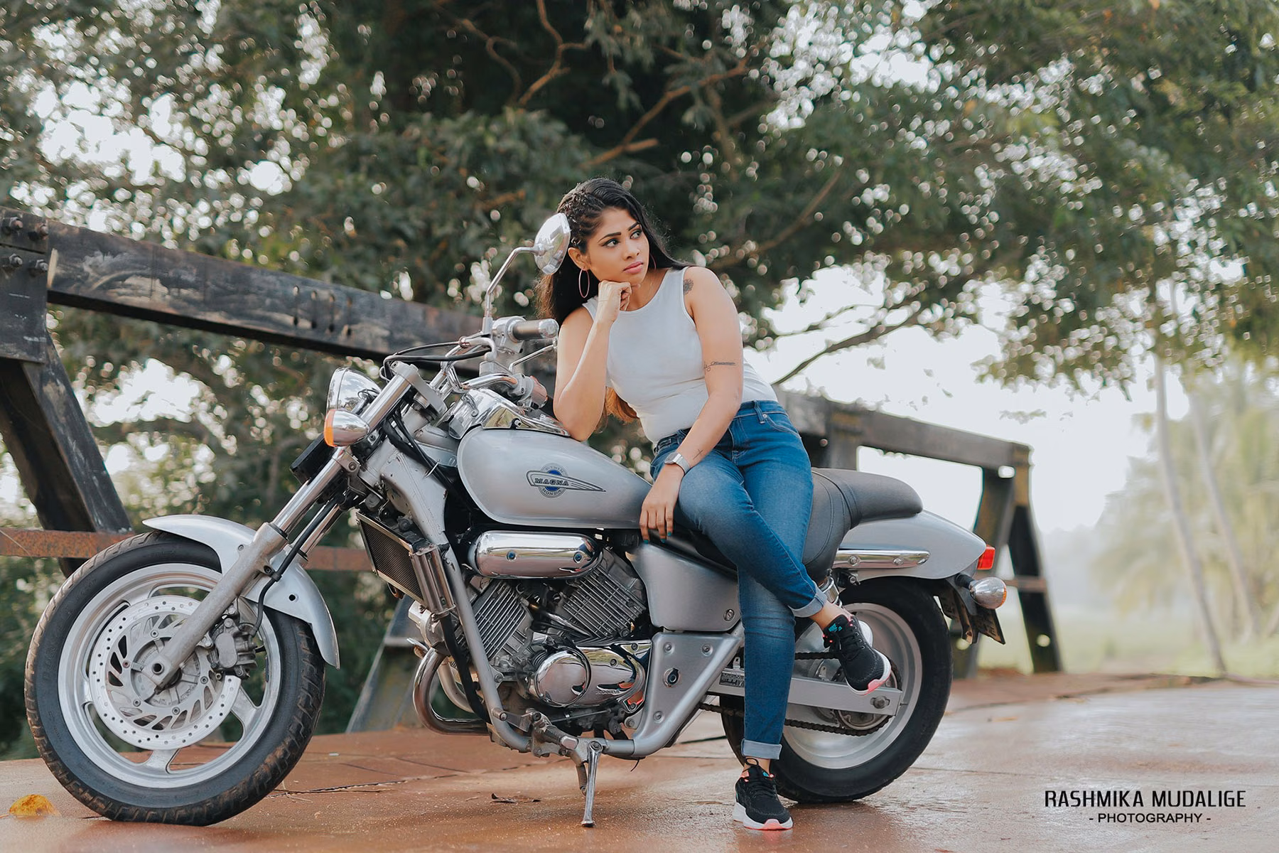 Sri Lanka glamour model Sanjana exclusive fashion photoshoot in Colombo outdoor studio - YOU Magazine