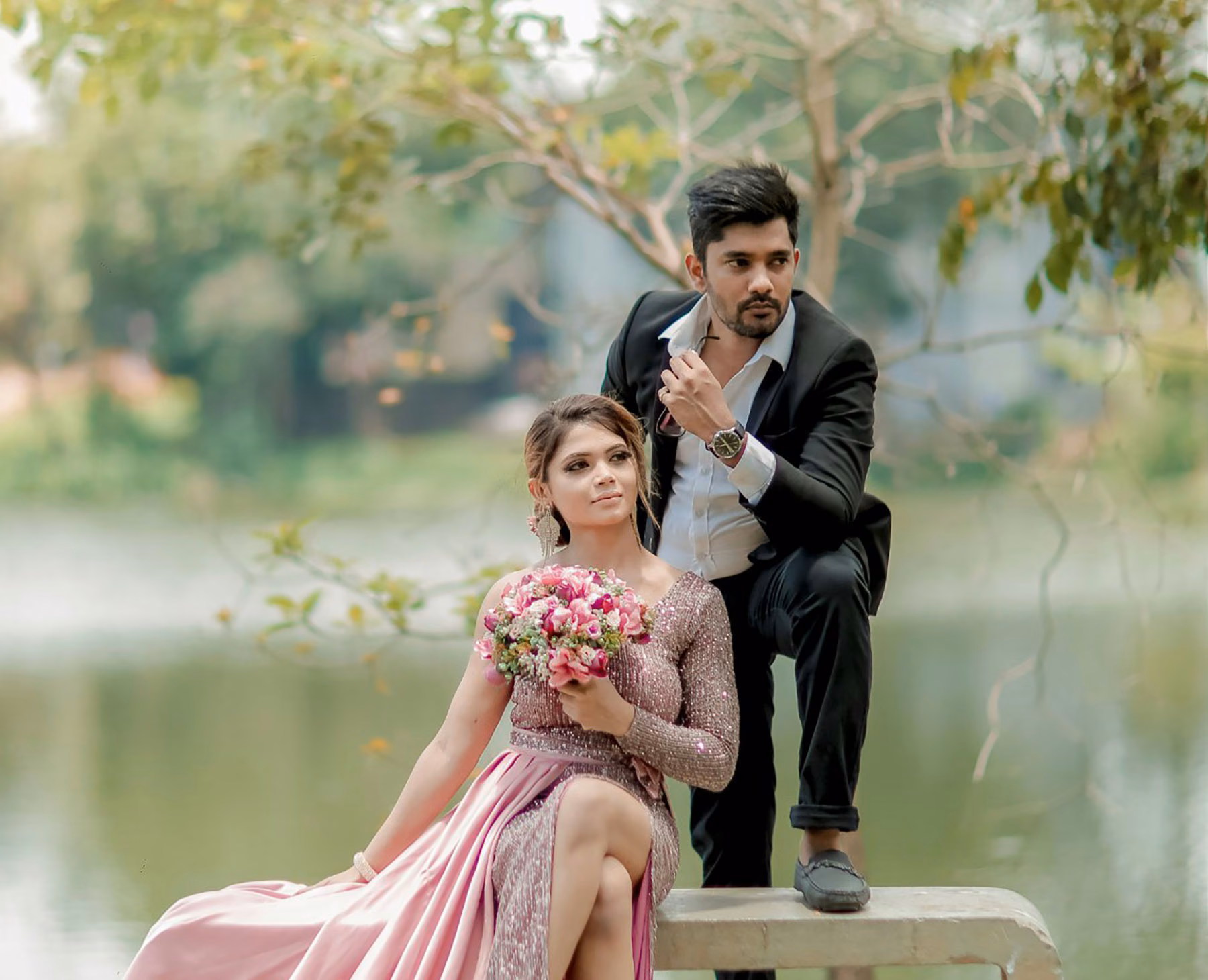 Sri Lanka glamour model Thushara & Hasini exclusive fashion photoshoot in Colombo outdoor studio - YOU Magazine