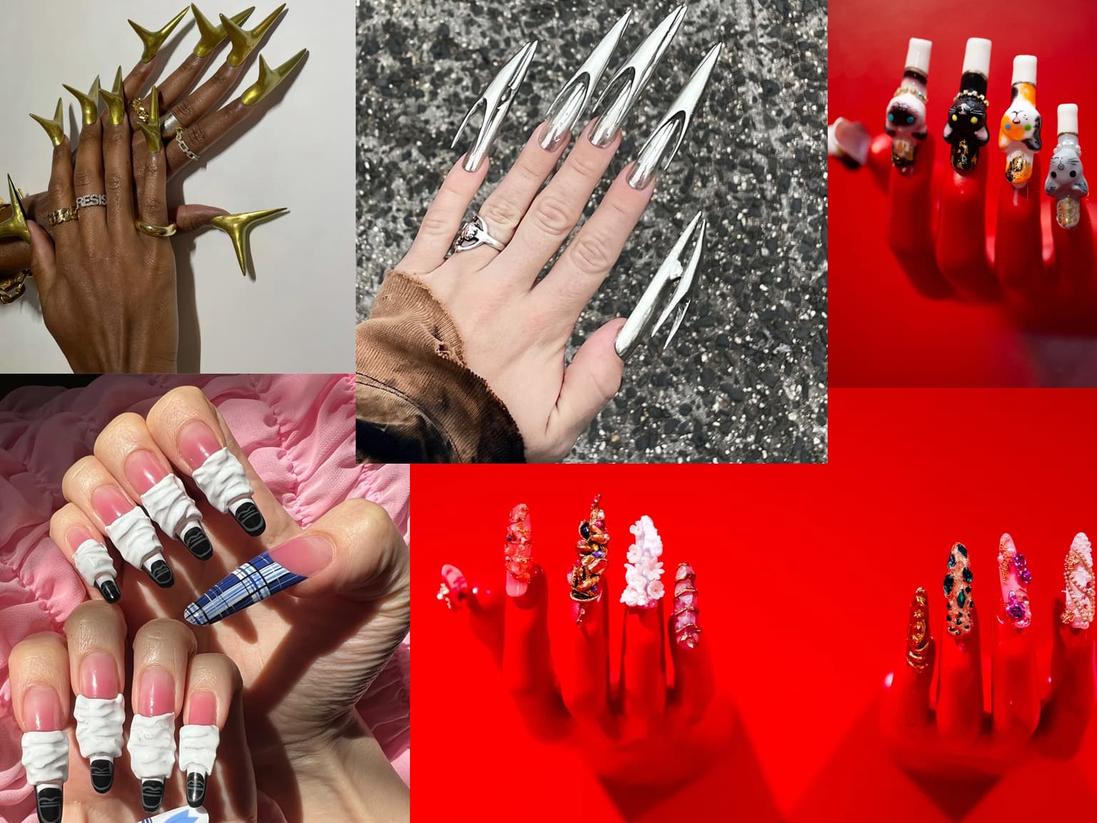 The Rise of 3D Sculptural Nails in 2024