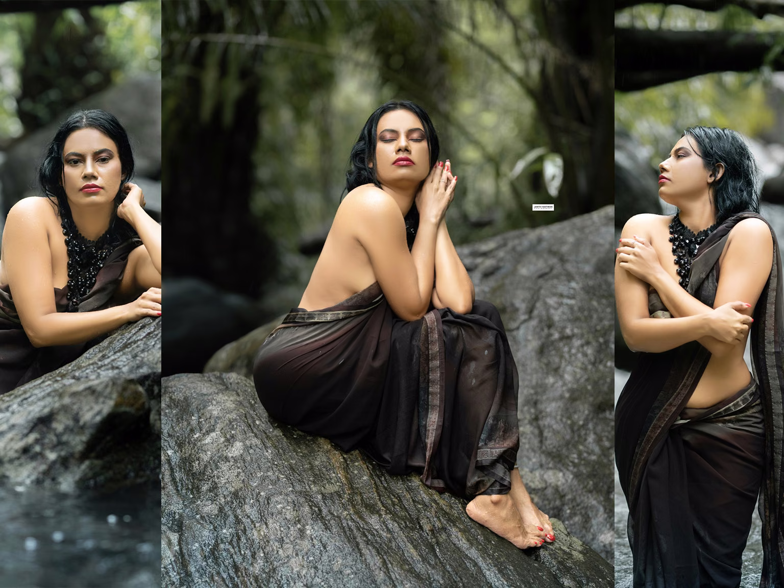 Sri Lanka glamour model Lanki Liyanage exclusive fashion photoshoot in Colombo outdoor studio - YOU Magazine