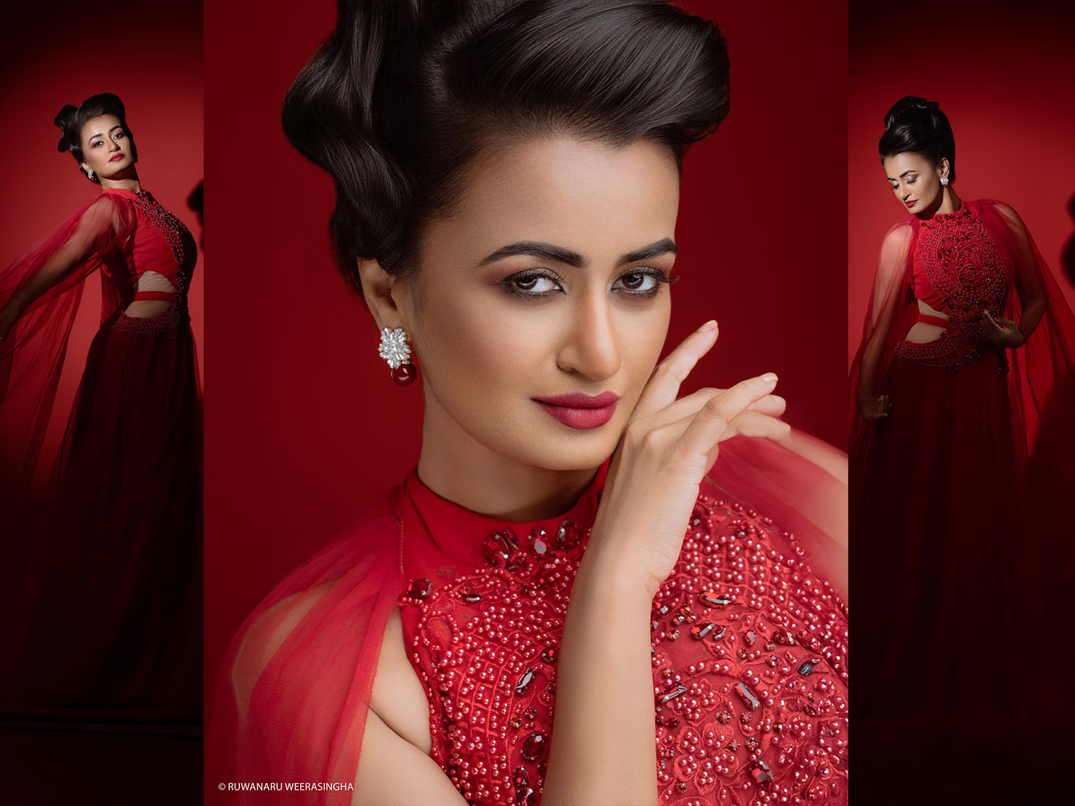 Sri Lanka glamour model Prashadi Ranasinghe exclusive fashion photoshoot in Colombo outdoor studio - YOU Magazine