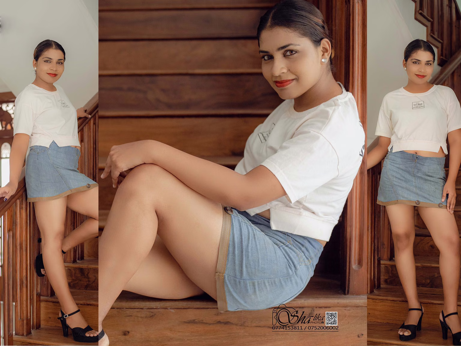 Sri Lanka glamour model Wasana Madu exclusive fashion photoshoot in Colombo outdoor studio - YOU Magazine