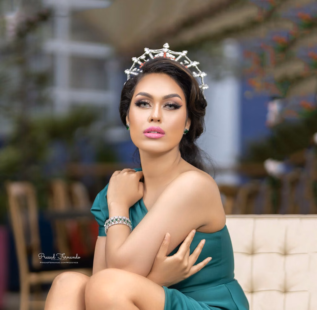Sri Lanka glamour model Miss England’s Portraits (2019-2021) exclusive fashion photoshoot in Colombo outdoor studio - YOU Magazine
