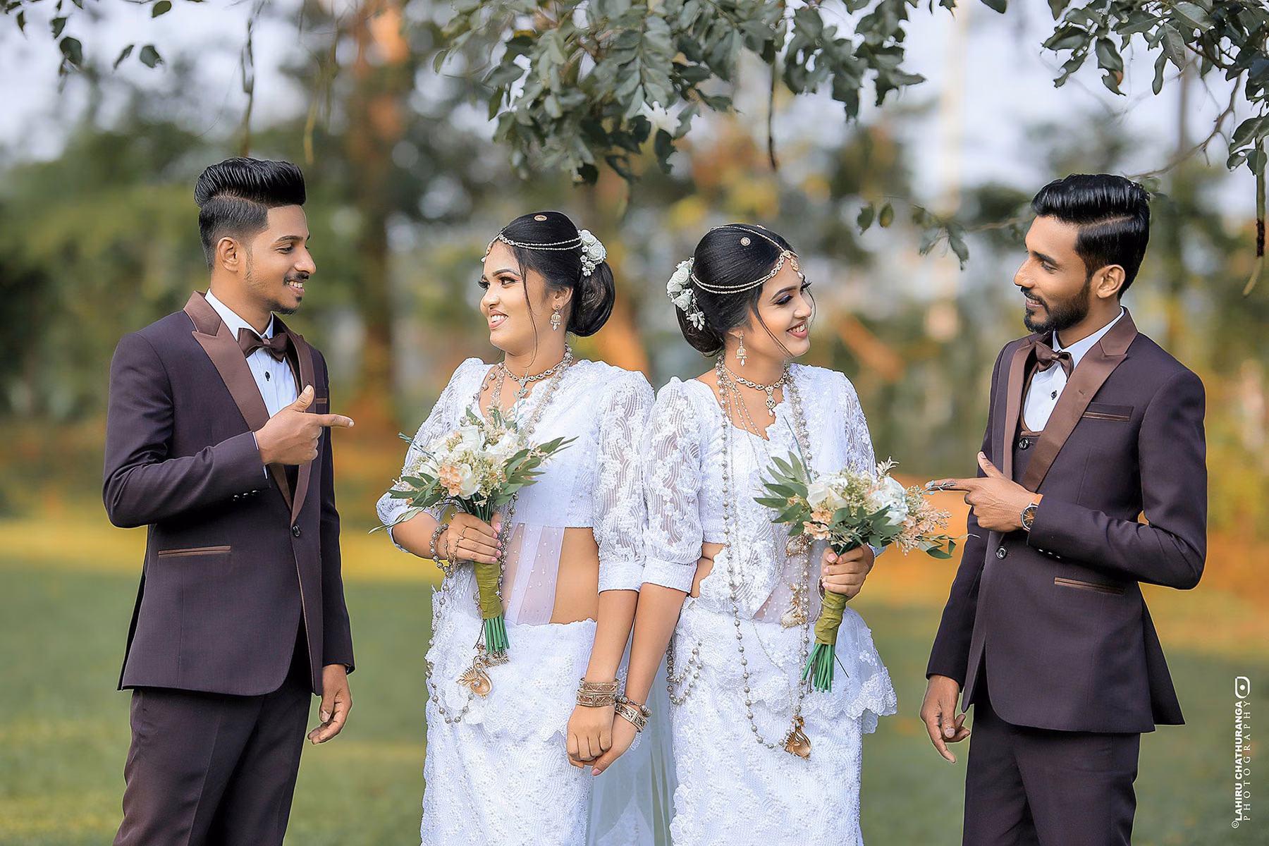 Sri Lankan wedding & bridal photoshoot Twins Wedding - Romantic couple photography | YOU Magazine LK