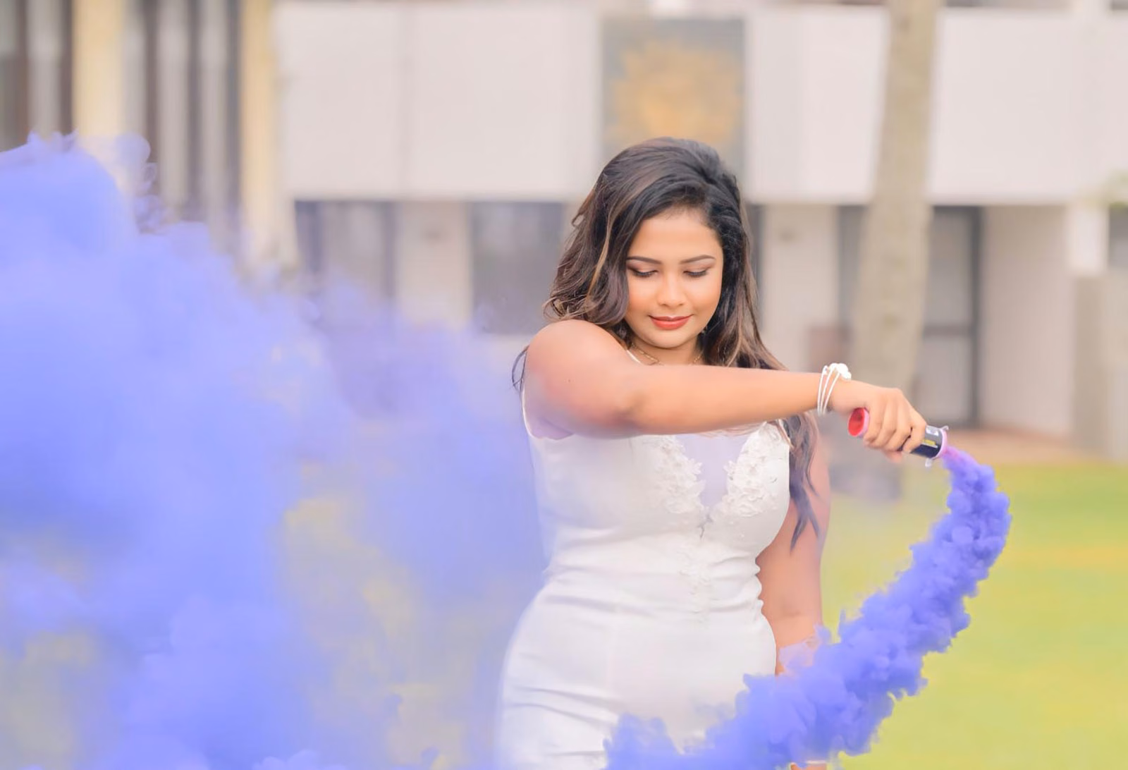 Sri Lanka glamour model Vidya exclusive fashion photoshoot in Colombo outdoor studio - YOU Magazine